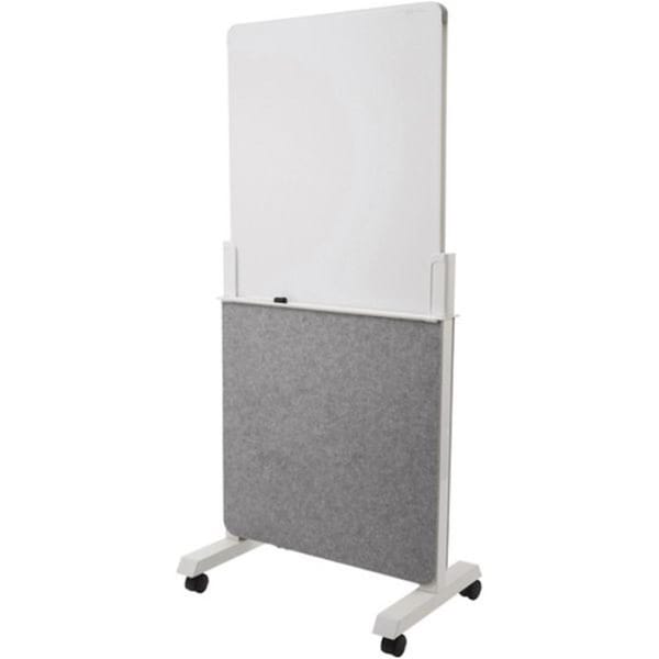 Grizzly Fitness White Tempered Glass Surface Gray Frame Quartet Agile Easel BE3201564 - main